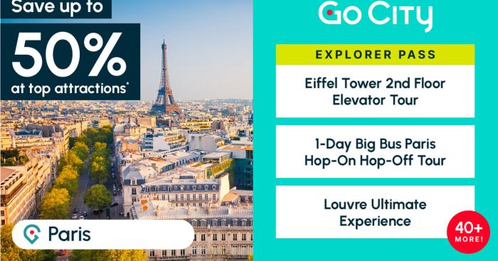 Paris: Attraction Pass with 3 or 4 Activities | GetYourGuide